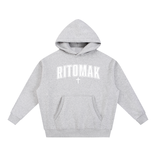 Ritomak Oversized Boxy Fit Fleece Hoodie
