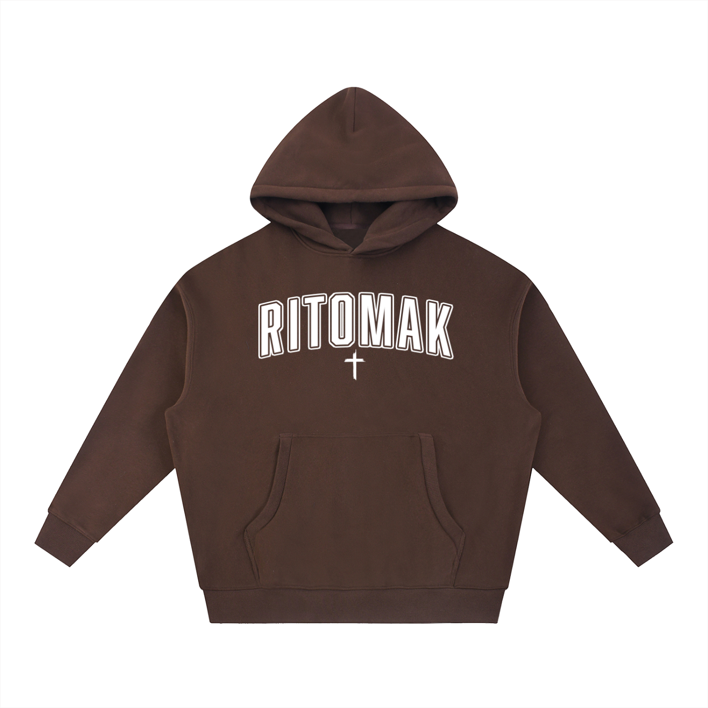 Ritomak Oversized Boxy Fit Fleece Hoodie