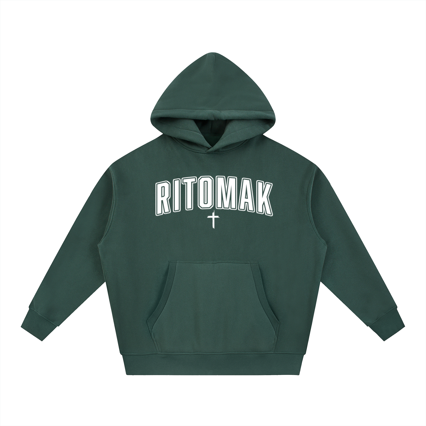 Ritomak Oversized Boxy Fit Fleece Hoodie