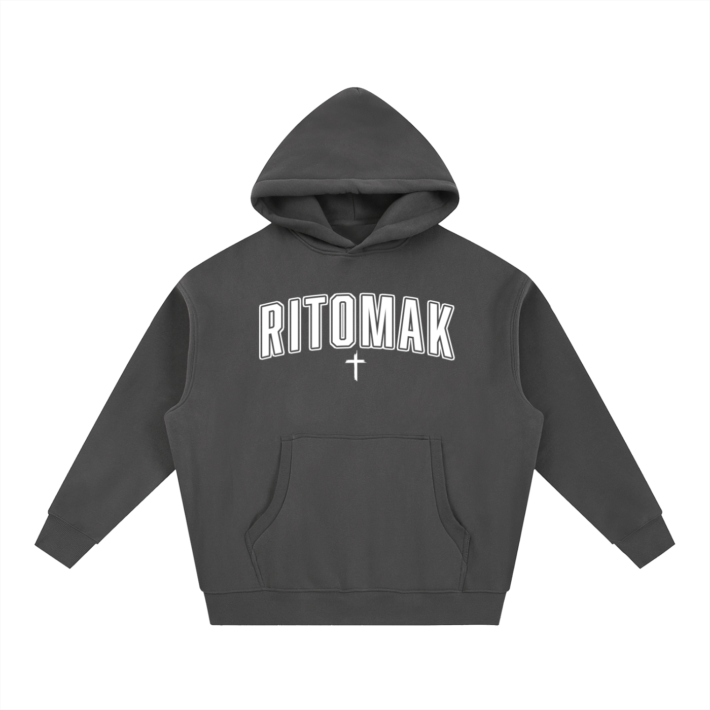 Ritomak Oversized Boxy Fit Fleece Hoodie