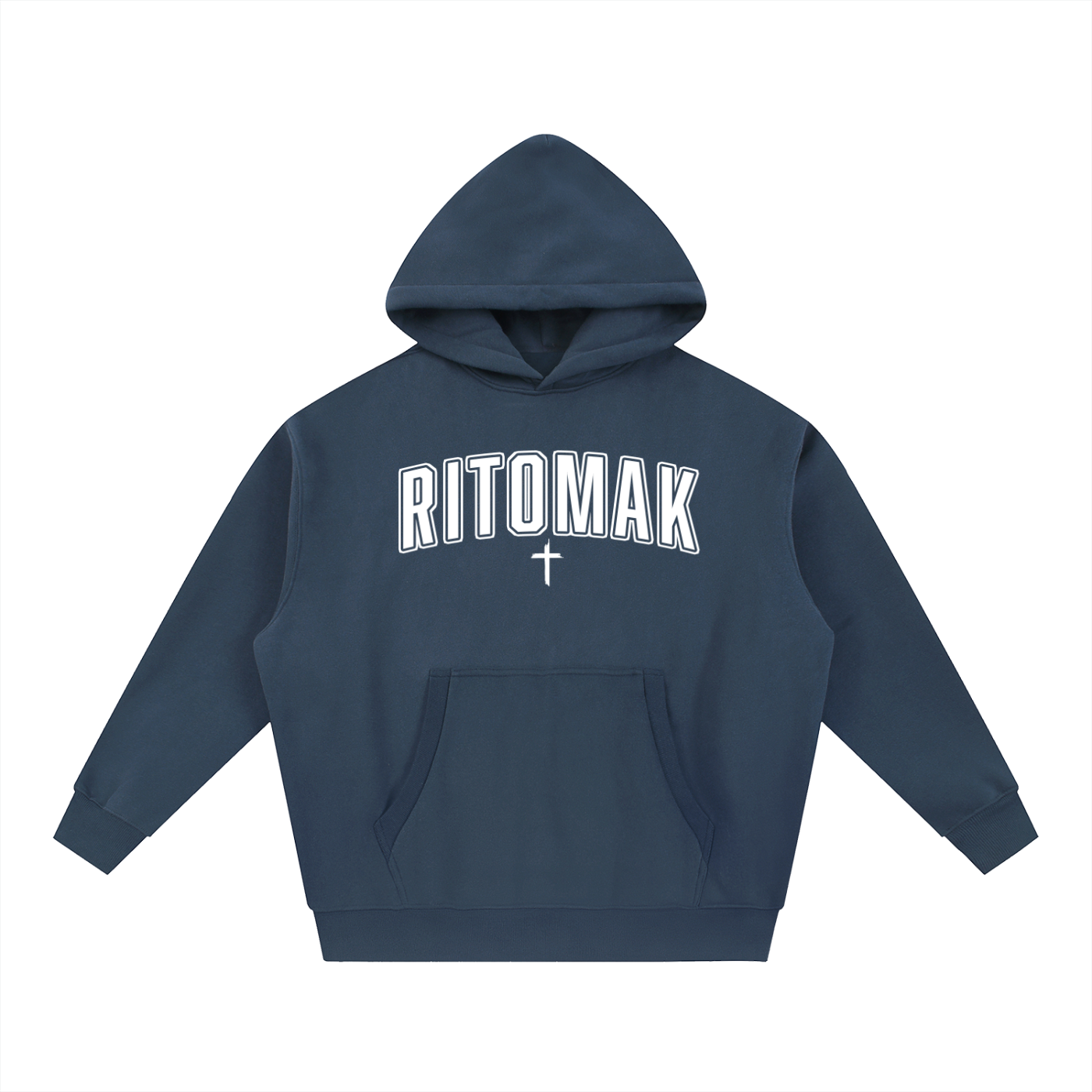 Ritomak Oversized Boxy Fit Fleece Hoodie